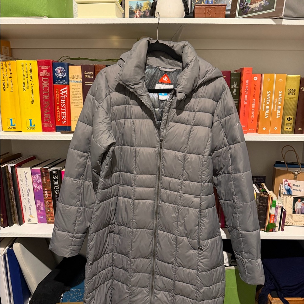 Columbia Gray Quilted Pea Coat